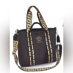 Versace Medusa Parfum  Shopping Tote Travel Bag Limited Edition NWOT